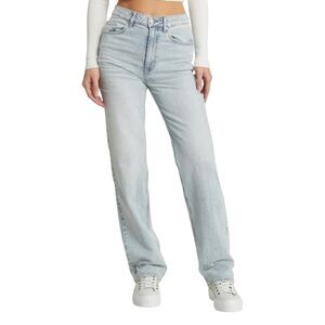 NWT Pacsun 90’s Boyfriend Seawater High Rise Relaxed Leg Jeans Size 25 Short